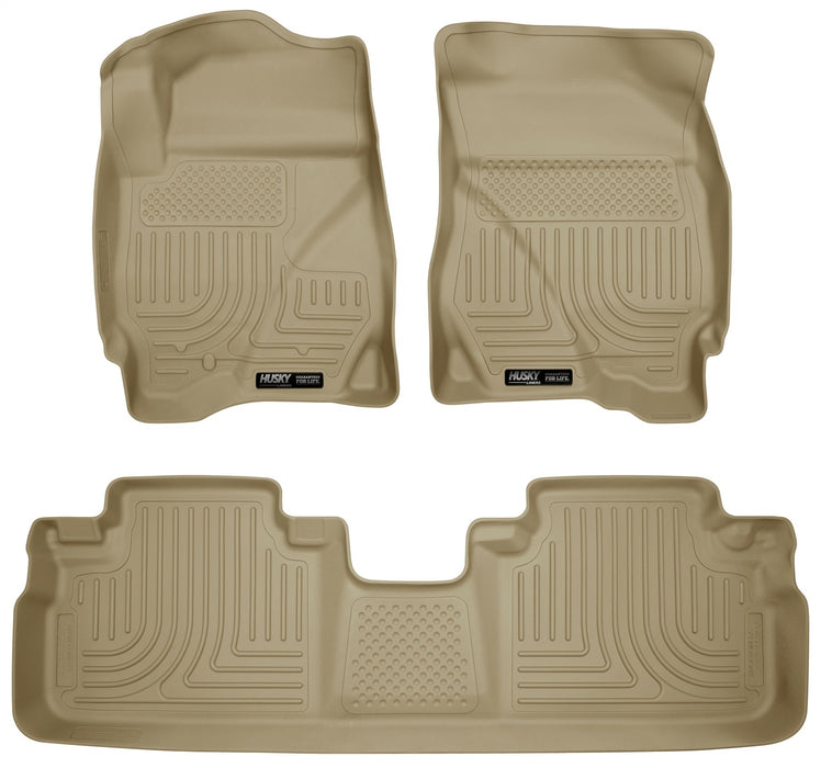Husky Liners 98353 Weatherbeater-Front/2nd Seat Floor Liners for Select Ford Escape, Mazda Tribute, Mercury Mariner