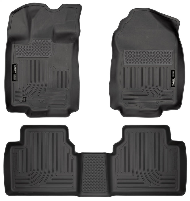 Husky Liners 98361 Weatherbeater-Front/2nd Seat Floor Liners for Select Ford Fusion, Lincoln MKZ, Lincoln Zephyr, Mercury Milan