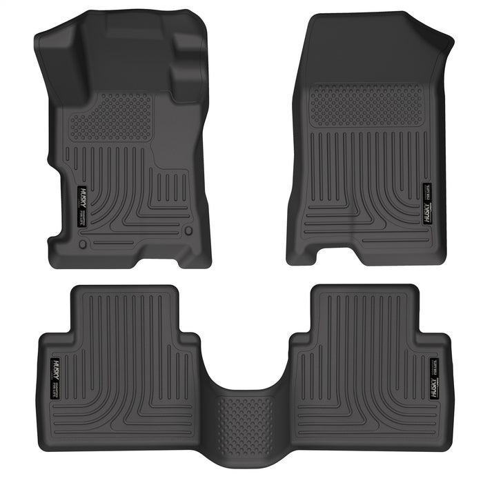 Husky Liners 98401 Weatherbeater-Front/2nd Seat Floor Liners for Select Honda Accord