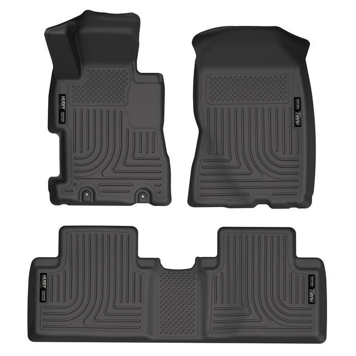 Husky Liners 98411 Weatherbeater-Front/2nd Seat Floor Liners for Select Honda Civic