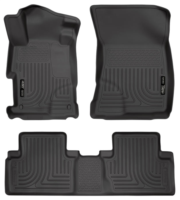 Husky Liners 98441 Weatherbeater-Front/2nd Seat Floor Liners for Select Honda Civic