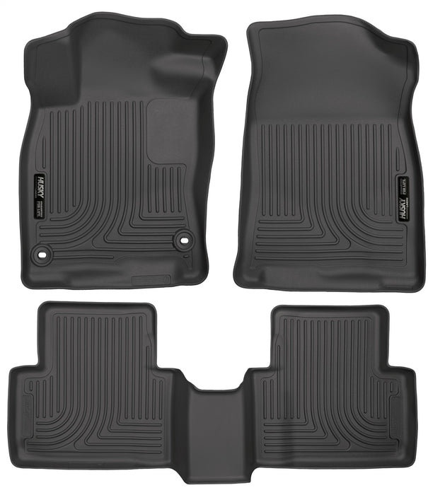 Husky Liners 98461 Weatherbeater-Front/2nd Seat Floor Liners for Select Honda Civic, Honda Insight