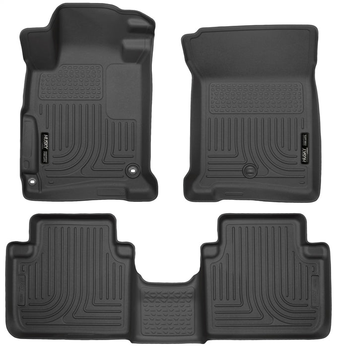 Husky Liners 98481 Weatherbeater-Front/2nd Seat Floor Liners for Select Honda Accord