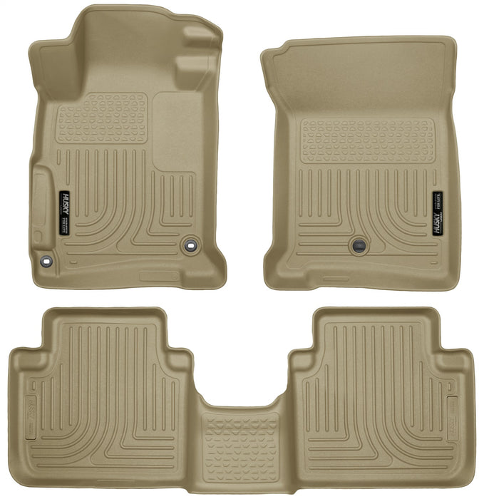 Husky Liners 98483 Weatherbeater-Front/2nd Seat Floor Liners for Select Honda Accord