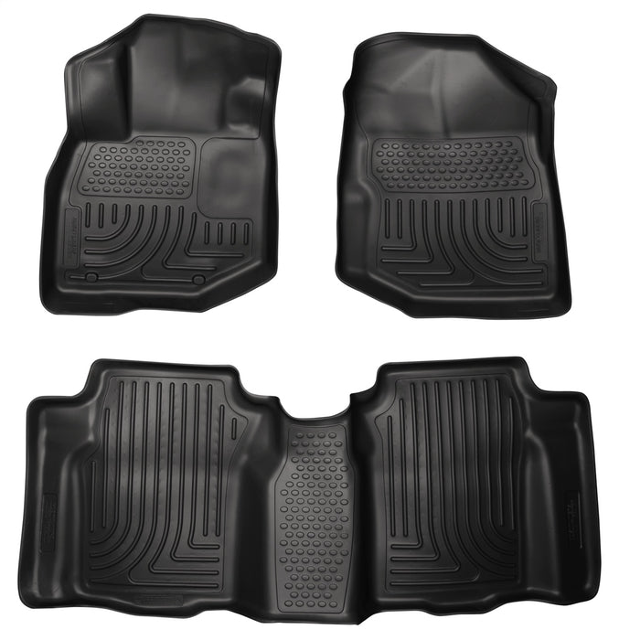 Husky Liners 98491 Weatherbeater-Front/2nd Seat Floor Liners for Select Honda Fit