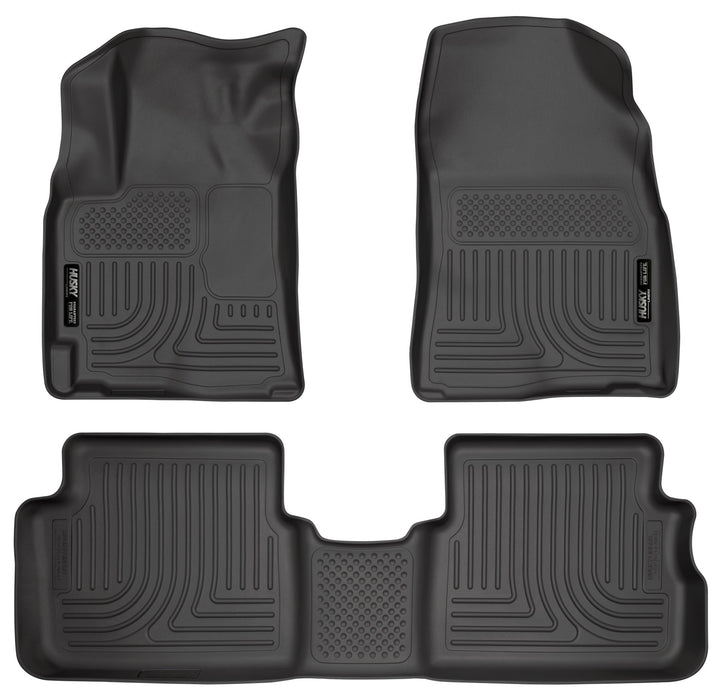 Husky Liners 98531 Weatherbeater-Front/2nd Seat Floor Liners for Select Pontiac Vibe, Toyota Corolla, Toyota Matrix