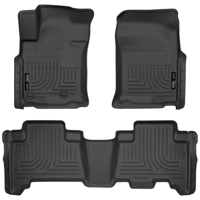 Husky Liners 98571 Weatherbeater-Front/2nd Seat Floor Liners for Select Lexus GX460, Toyota 4Runner