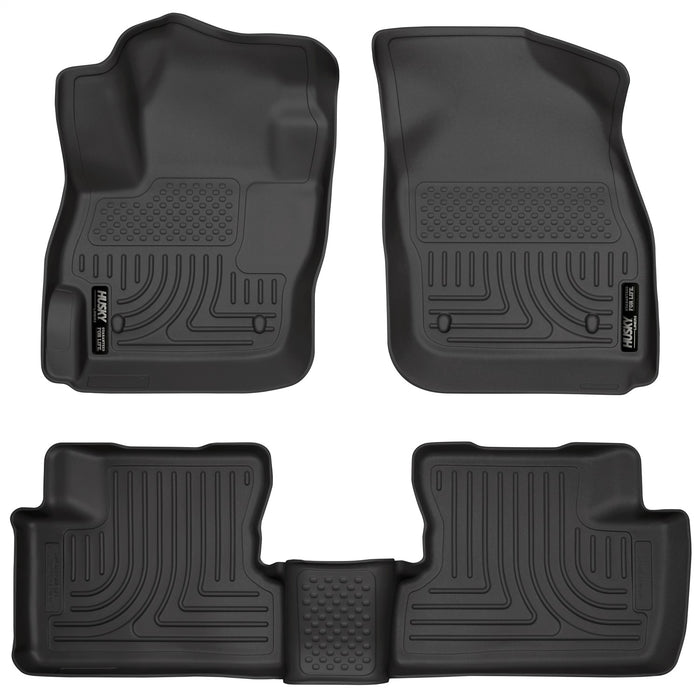 Husky Liners 98631 Weatherbeater-Front/2nd Seat Floor Liners for Select Mazda 3, Mazda 3 Sport