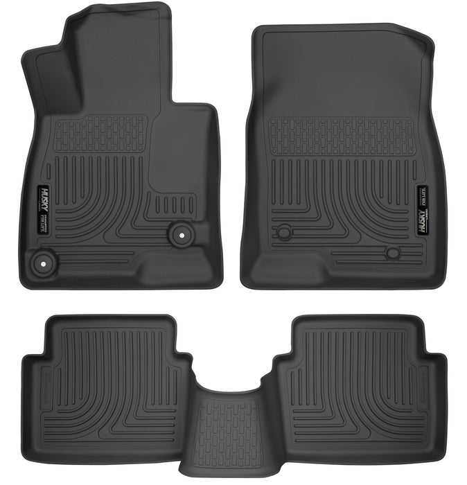 Husky Liners 98651 Weatherbeater-Front/2nd Seat Floor Liners for Select Mazda 3