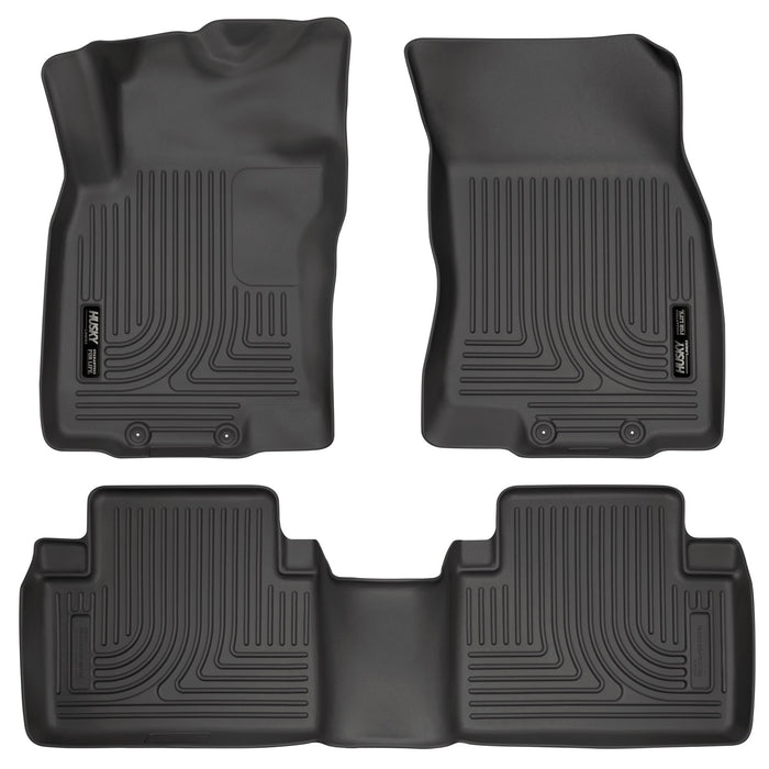 Husky Liners 98671 Weatherbeater-Front/2nd Seat Floor Liners for Select Nissan Rogue, Nissan Rogue Select
