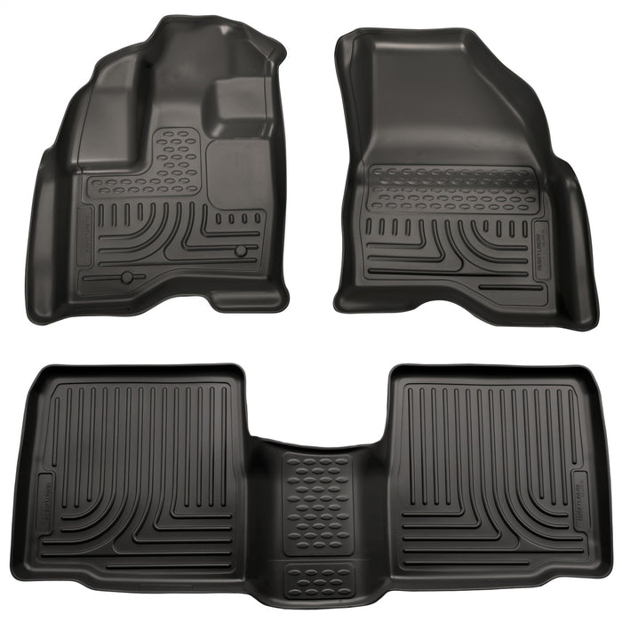 Husky Liners 98731 Weatherbeater-Front/2nd Seat Floor Liners for Select Lincoln MKS
