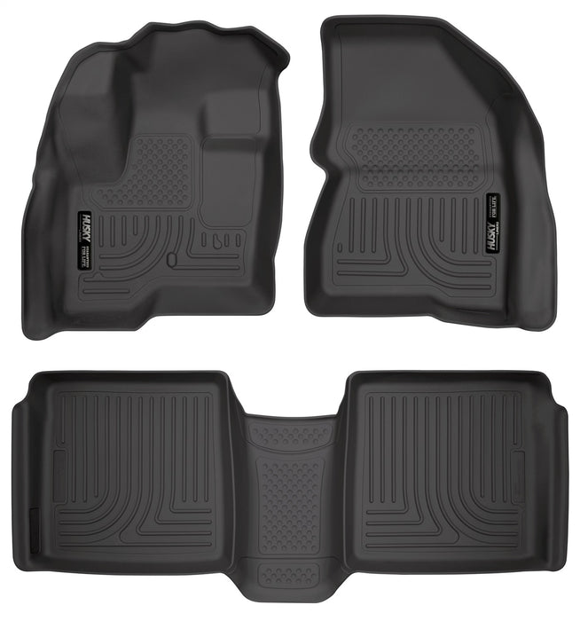 Husky Liners 98741 Weatherbeater-Front/2nd Seat Floor Liners for Select Ford Flex, Lincoln MKT