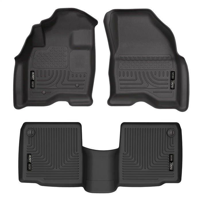 Husky Liners 98761 Weatherbeater-Front/2nd Seat Floor Liners for Select Ford Explorer