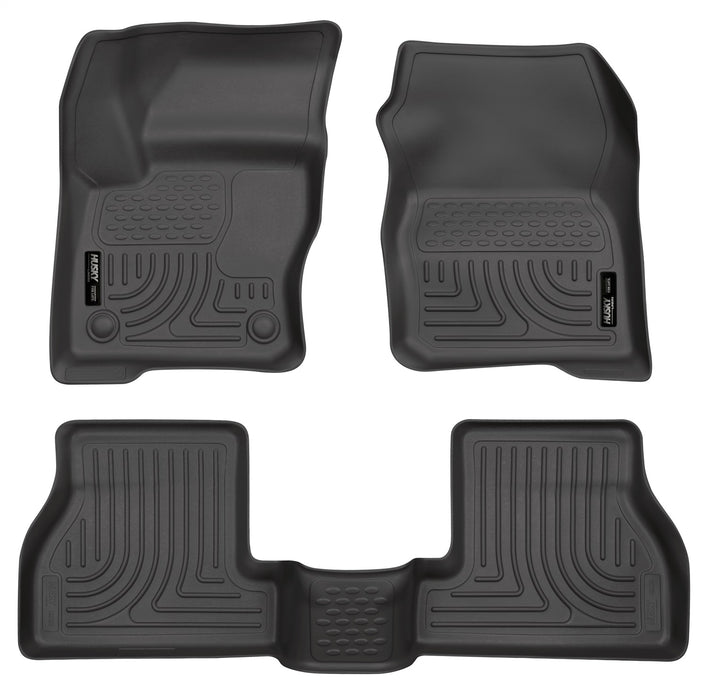 Husky Liners 98771 Weatherbeater-Front/2nd Seat Floor Liners for Select Ford Focus