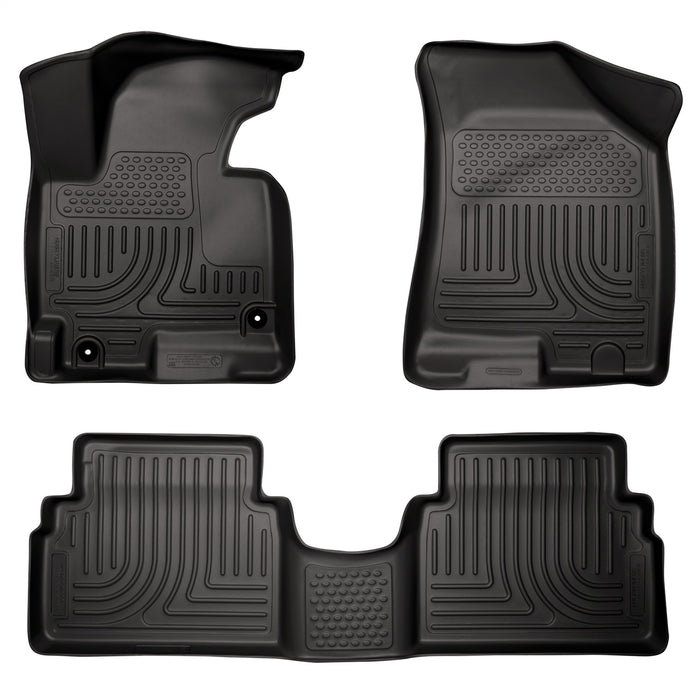 Husky Liners 98881 Weatherbeater-Front/2nd Seat Floor Liners for Select Hyundai Tucson