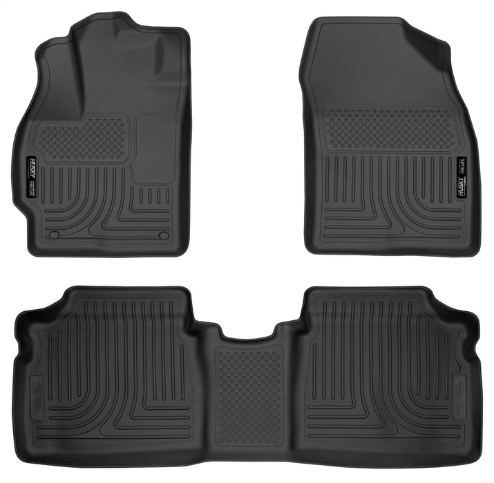 Husky Liners 98921 Weatherbeater-Front/2nd Seat Floor Liners for Select Toyota Prius