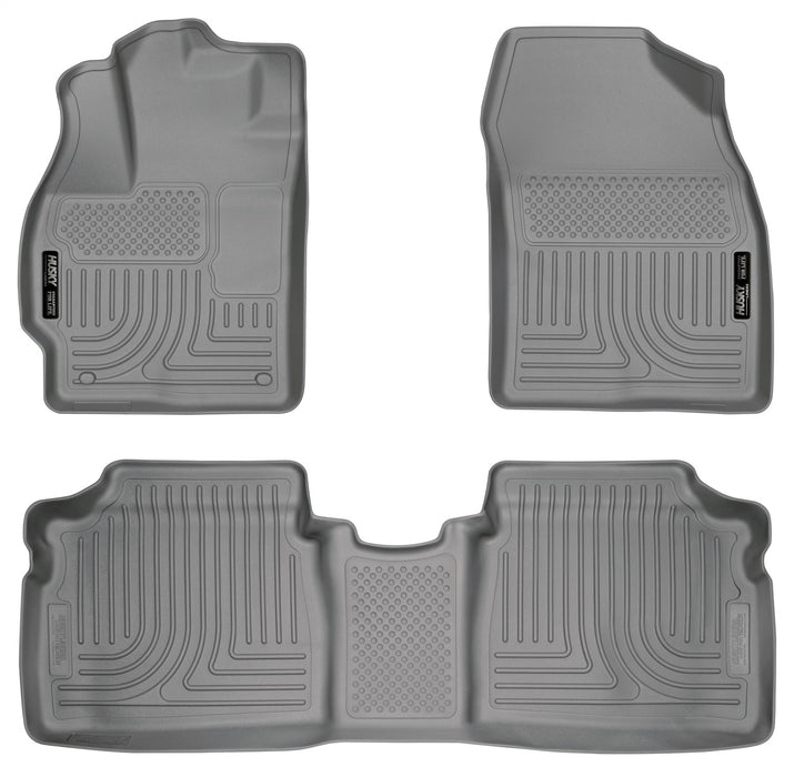 Husky Liners 98922 Weatherbeater-Front/2nd Seat Floor Liners for Select Toyota Prius