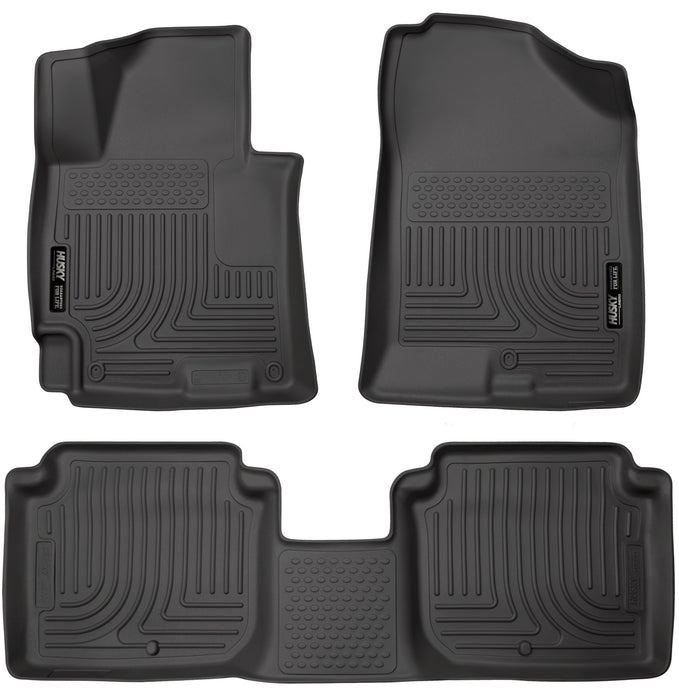 Husky Liners 98941 Weatherbeater-Front/2nd Seat Floor Liners for Select Hyundai Elantra
