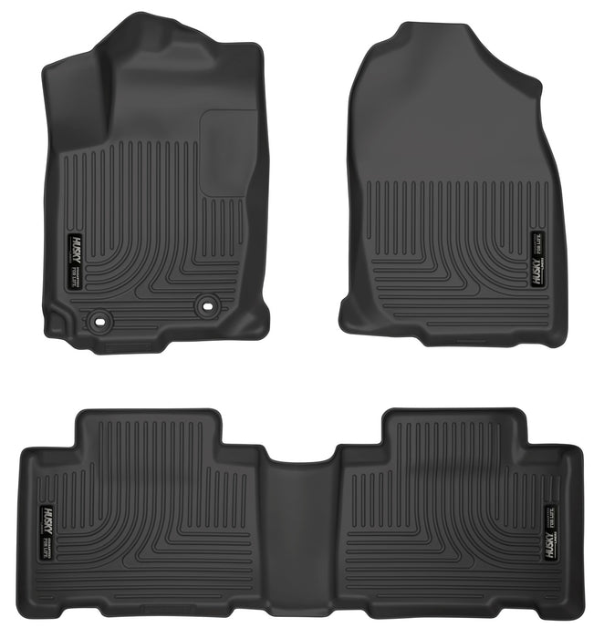 Husky Liners 98971 Weatherbeater-Front/2nd Seat Floor Liners for Select Toyota RAV4