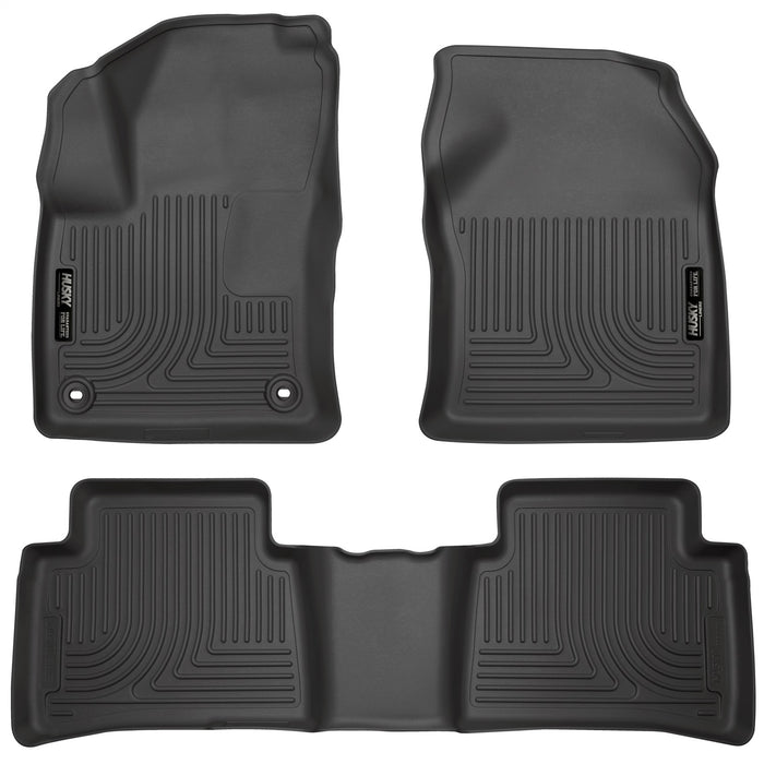 Husky Liners 98991 Weatherbeater-Front/2nd Seat Floor Liners for Select Toyota Prius, Toyota Prius Prime