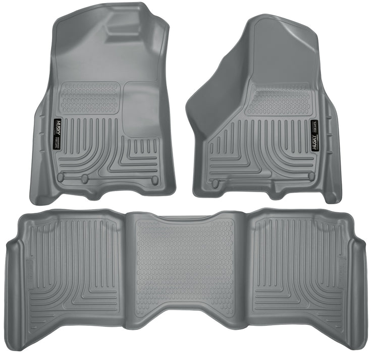 Husky Liners 99002 Weatherbeater-Front/2nd Seat Floor Liners for Select Dodge Ram 1500, Dodge Ram 2500, Dodge Ram 3500, Ram 1500, Ram Classic, Ram 2500, Ram