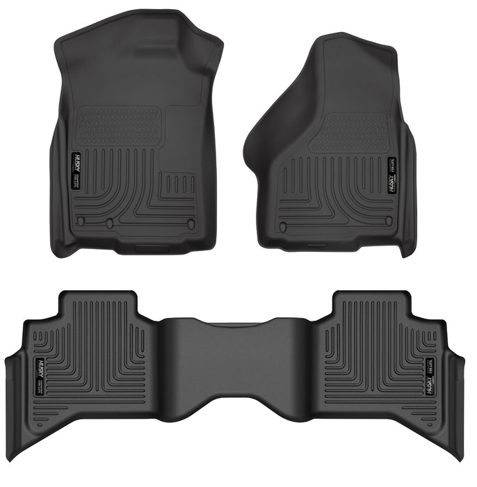 Husky Liners 99011 Weatherbeater-Front/2nd Seat Floor Liners for Select Dodge Ram 1500, Ram 1500, Ram Classic