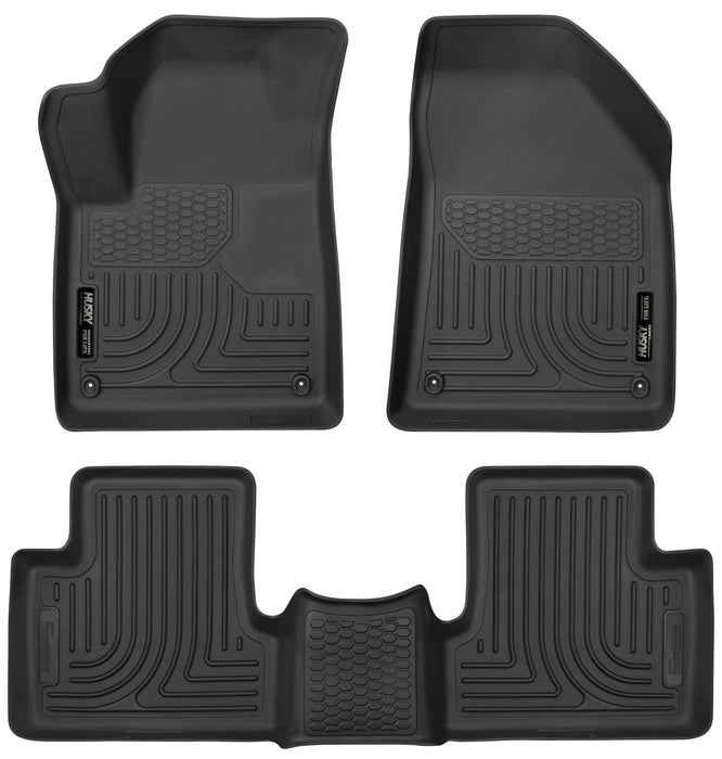 Husky Liners 99091 Weatherbeater-Front/2nd Seat Floor Liners for Select Jeep Cherokee