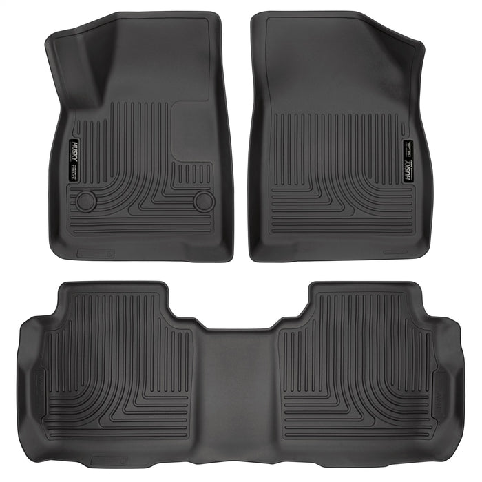 Husky Liners 99141 Weatherbeater-Front/2nd Seat Floor Liners for Select Cadillac XT5, Chevrolet Blazer, GMC Acadia
