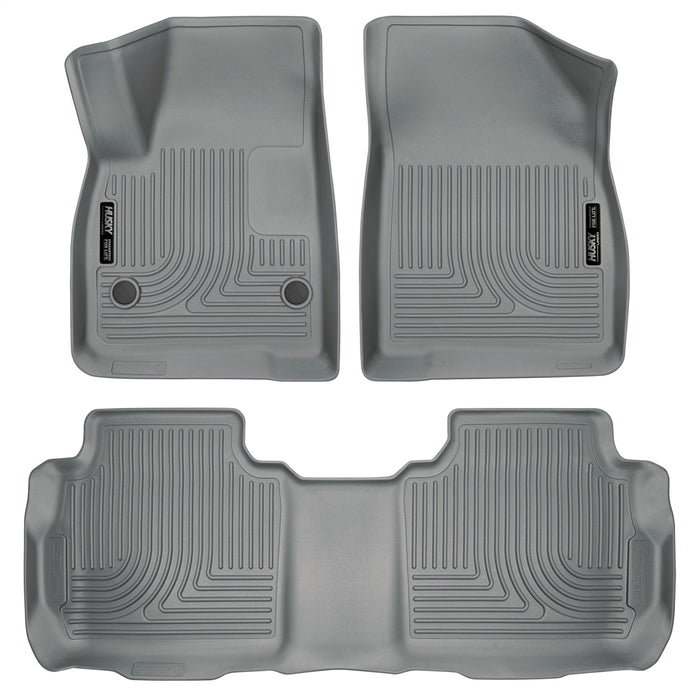 Husky Liners 99142 Weatherbeater-Front/2nd Seat Floor Liners for Select Cadillac XT5, Chevrolet Blazer, GMC Acadia