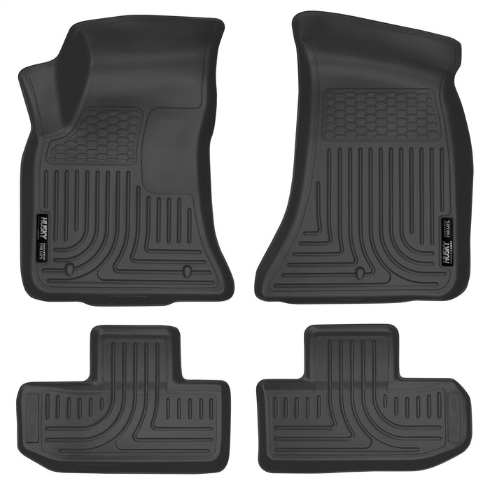 Husky Liners 99171 Weatherbeater-Front/2nd Seat Floor Liners for Select Dodge Challenger