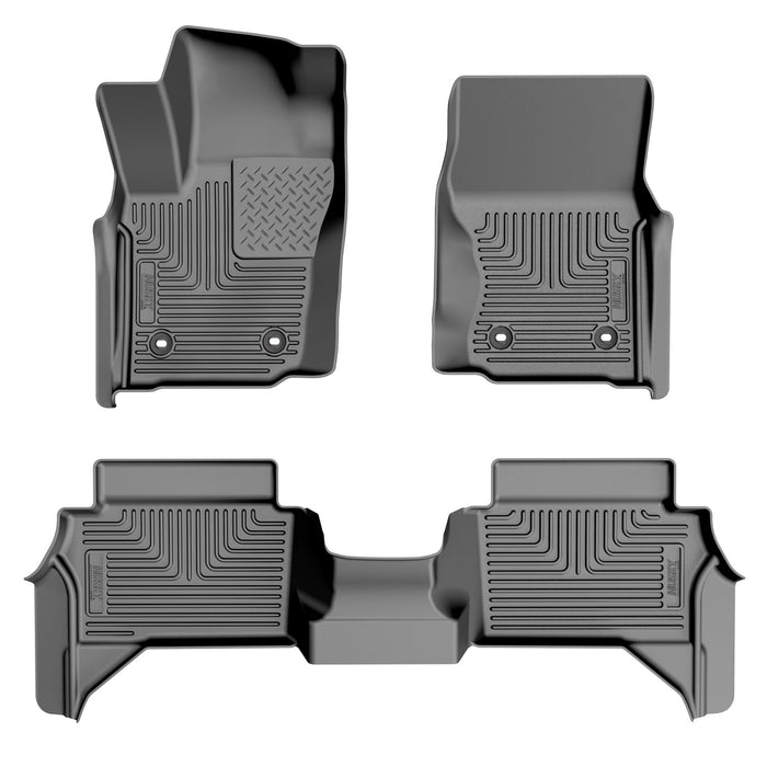 Husky Liners 99281 Weatherbeater-Front/2nd Seat Floor Liners for Select Toyota Tacoma