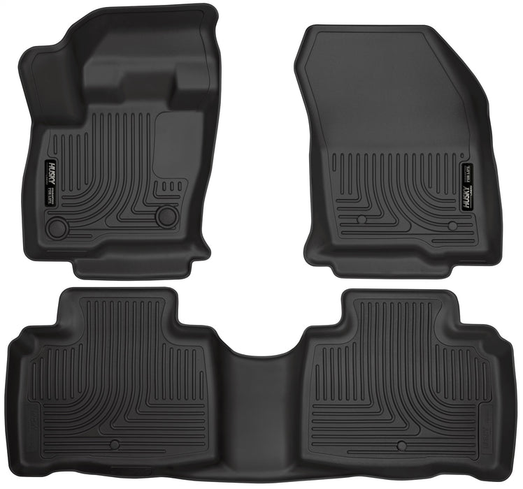 Husky Liners 99311 Weatherbeater-Front/2nd Seat Floor Liners for Select Lincoln MKX, Lincoln Nautilus, Lincoln Navigator
