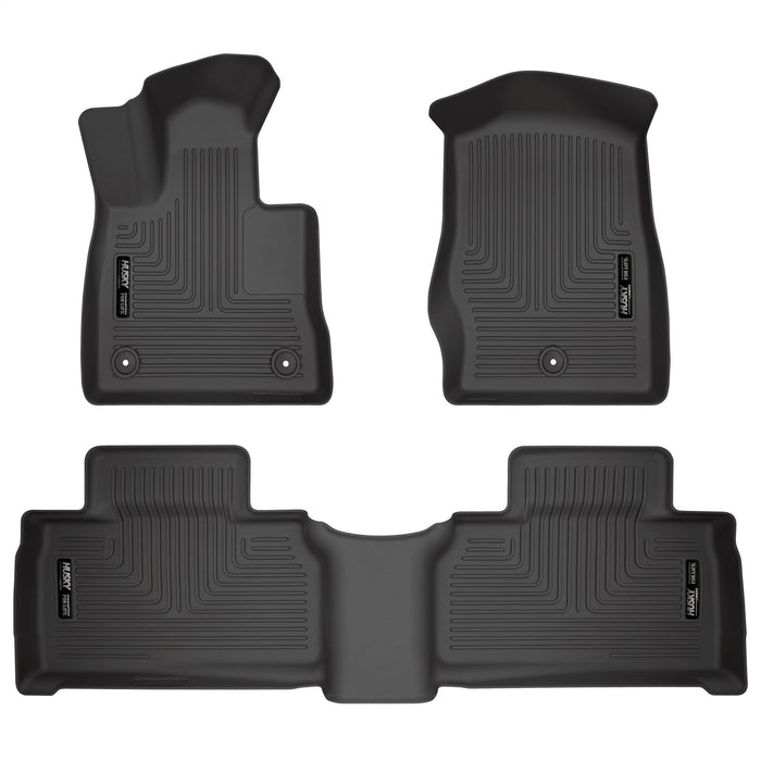 Husky Liners 99321 Weatherbeater-Front/2nd Seat Floor Liners for Select Ford Explorer