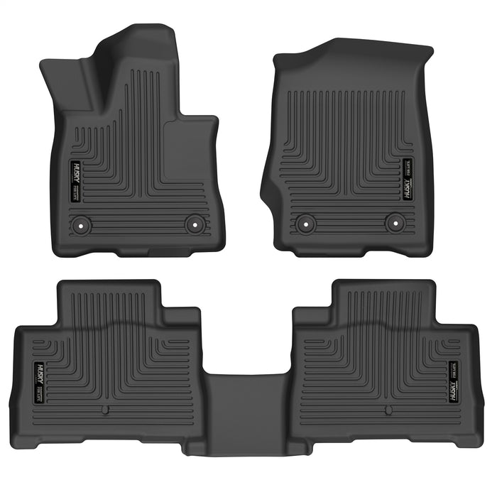 Husky Liners 99331 Weatherbeater-Front/2nd Seat Floor Liners for Select Lincoln Aviator