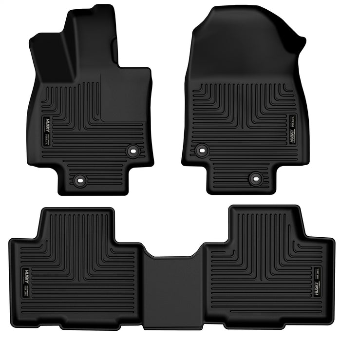 Husky Liners 99351 Weatherbeater-Front/2nd Seat Floor Liners for Select Lexus TX350, Toyota Grand Highlander