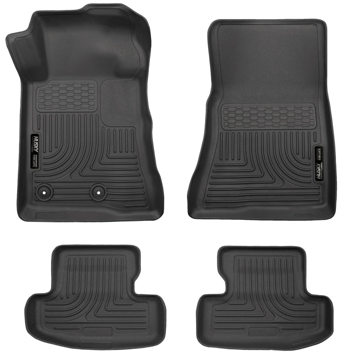 Husky Liners 99371 Weatherbeater-Front/2nd Seat Floor Liners for Select Ford Mustang