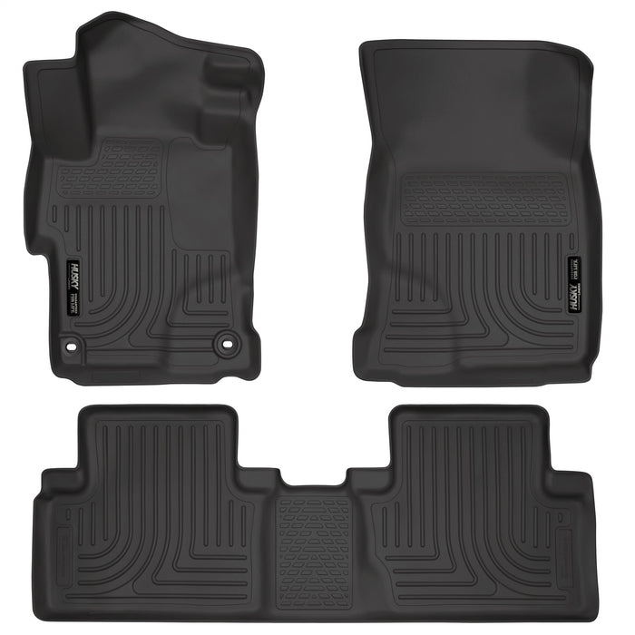 Husky Liners 99441 Weatherbeater-Front/2nd Seat Floor Liners for Select Honda Civic
