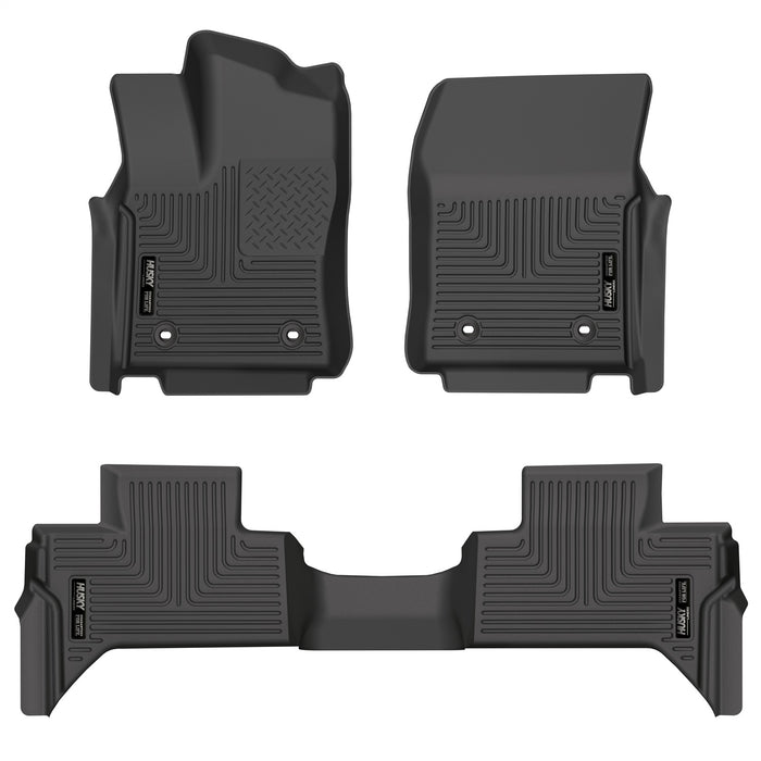 Husky Liners 99471 Weatherbeater-Front/2nd Seat Floor Liners for Select Toyota Tundra