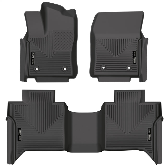 Husky Liners 99481 Weatherbeater-Front/2nd Seat Floor Liners for Select Toyota Tundra
