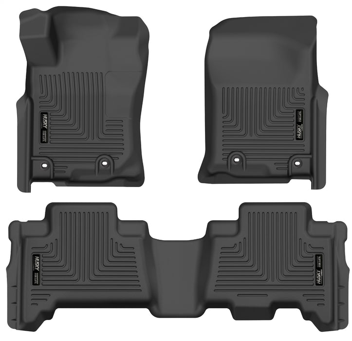 Husky Liners 99571 Weatherbeater-Front/2nd Seat Floor Liners for Select Lexus GX460, Toyota 4Runner