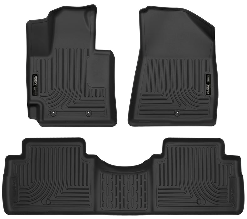 Husky Liners 99611 Weatherbeater-Front/2nd Seat Floor Liners for Select Kia Soul