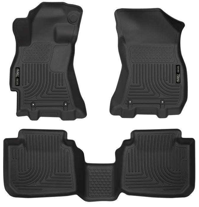 Husky Liners 99671 Weatherbeater-Front/2nd Seat Floor Liners for Select Subaru Legacy, Subaru Outback
