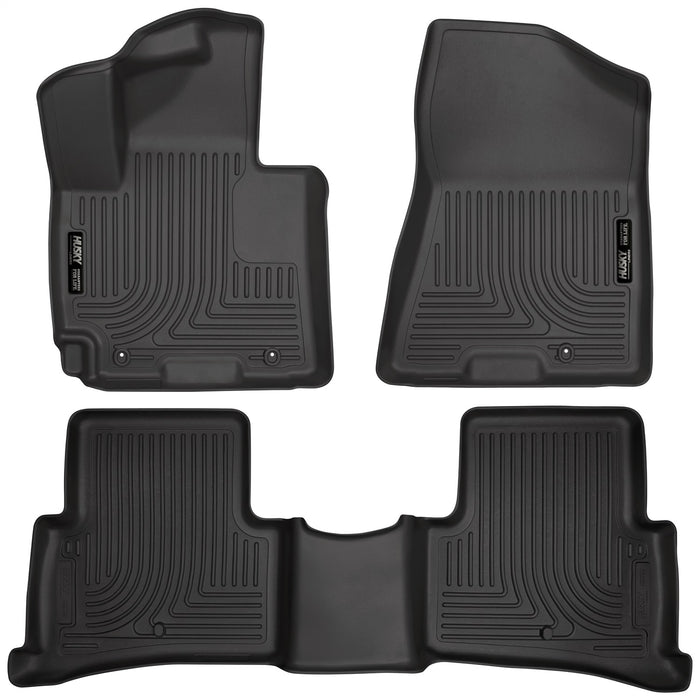 Husky Liners 99681 Weatherbeater-Front/2nd Seat Floor Liners for Select Hyundai Tucson