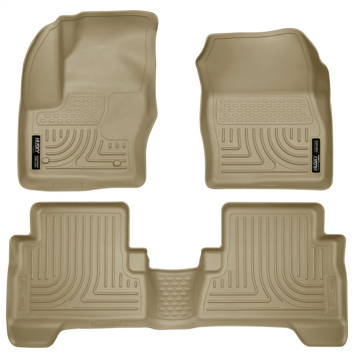 Husky Liners 99743 Weatherbeater-Front/2nd Seat Floor Liners for Select Ford C-Max, Ford Escape