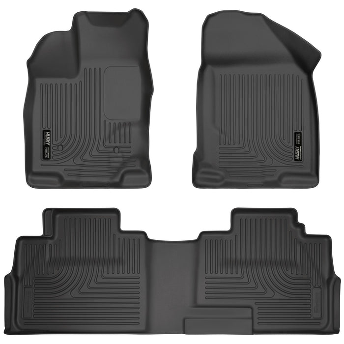 Husky Liners 99761 Weatherbeater-Front/2nd Seat Floor Liners for Select Ford Edge, Lincoln MKX