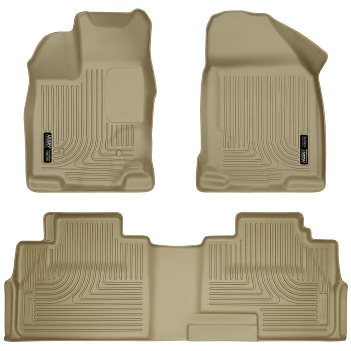 Husky Liners 99763 Weatherbeater-Front/2nd Seat Floor Liners for Select Ford Edge, Lincoln MKX