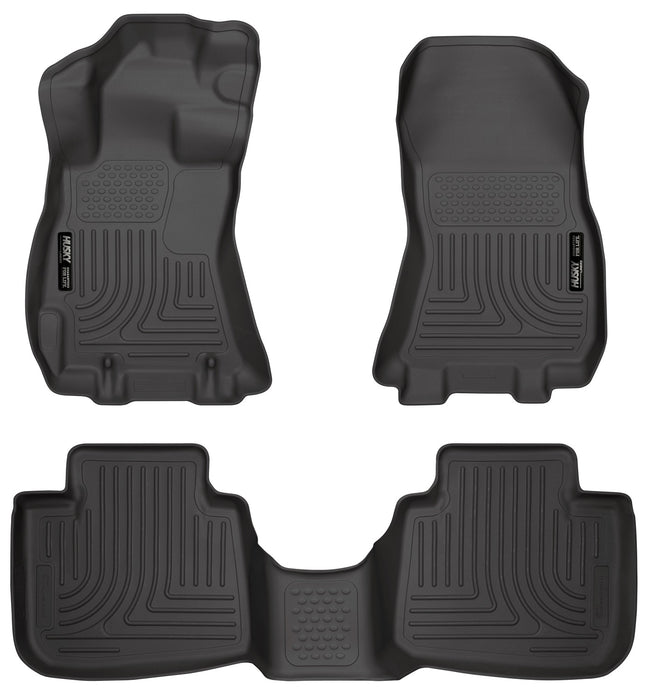 Husky Liners 99841 Weatherbeater-Front/2nd Seat Floor Liners for Select Subaru Legacy, Subaru Outback