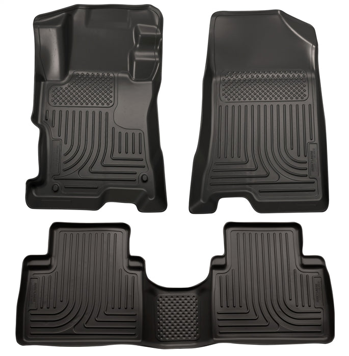 Husky Liners 99871 Weatherbeater-Front/2nd Seat Floor Liners for Select Kia Sorento
