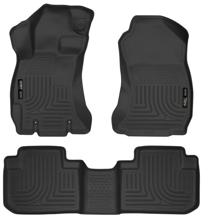 Husky Liners 99881 Weatherbeater-Front/2nd Seat Floor Liners for Select Subaru Forester