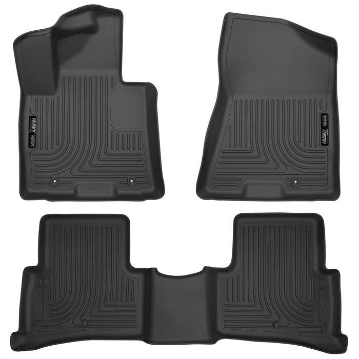 Husky Liners 99891 Weatherbeater-Front/2nd Seat Floor Liners for Select Hyundai Tucson, Kia Sportage
